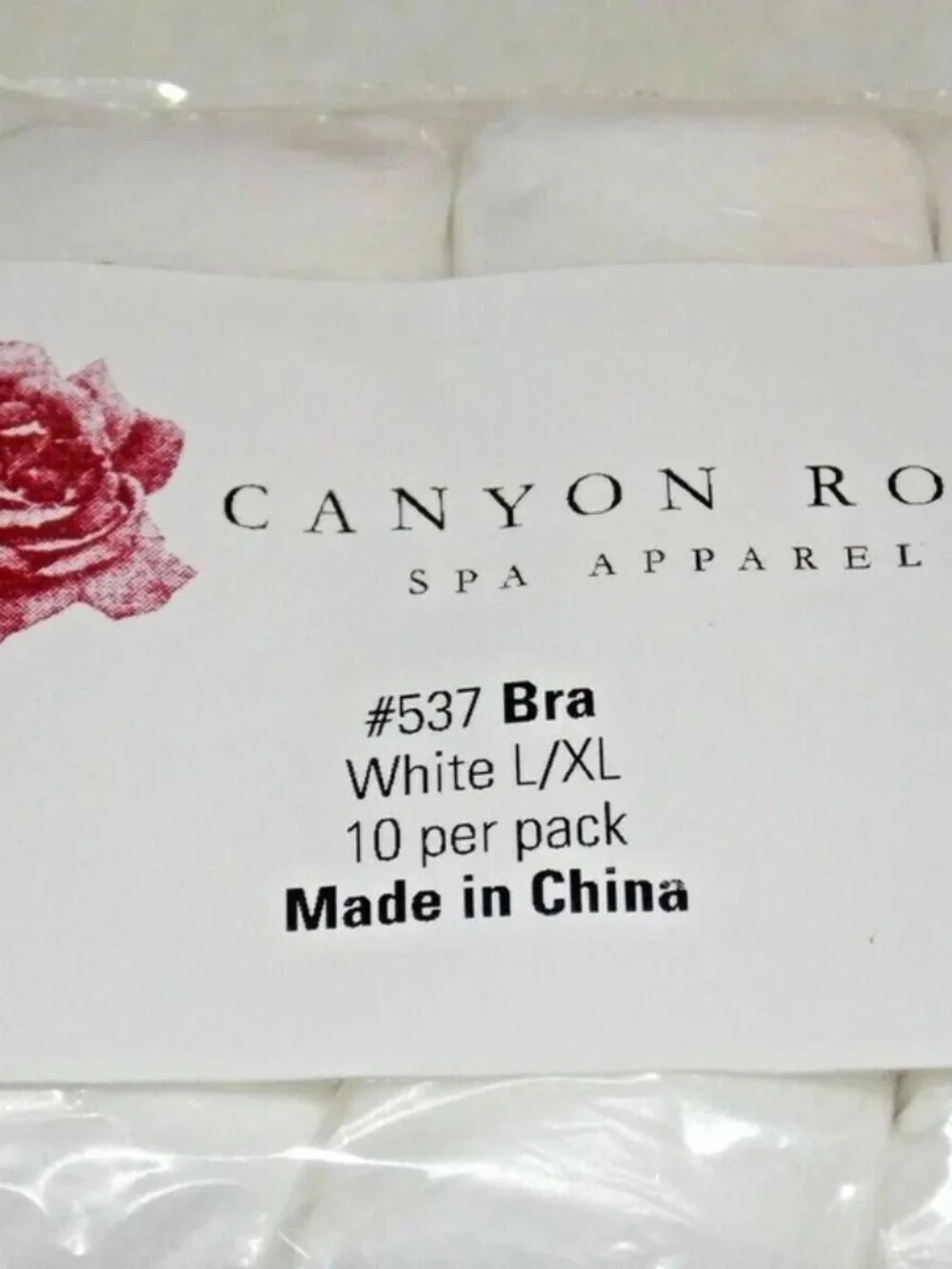 Canyon Rose disposable bra / cover up